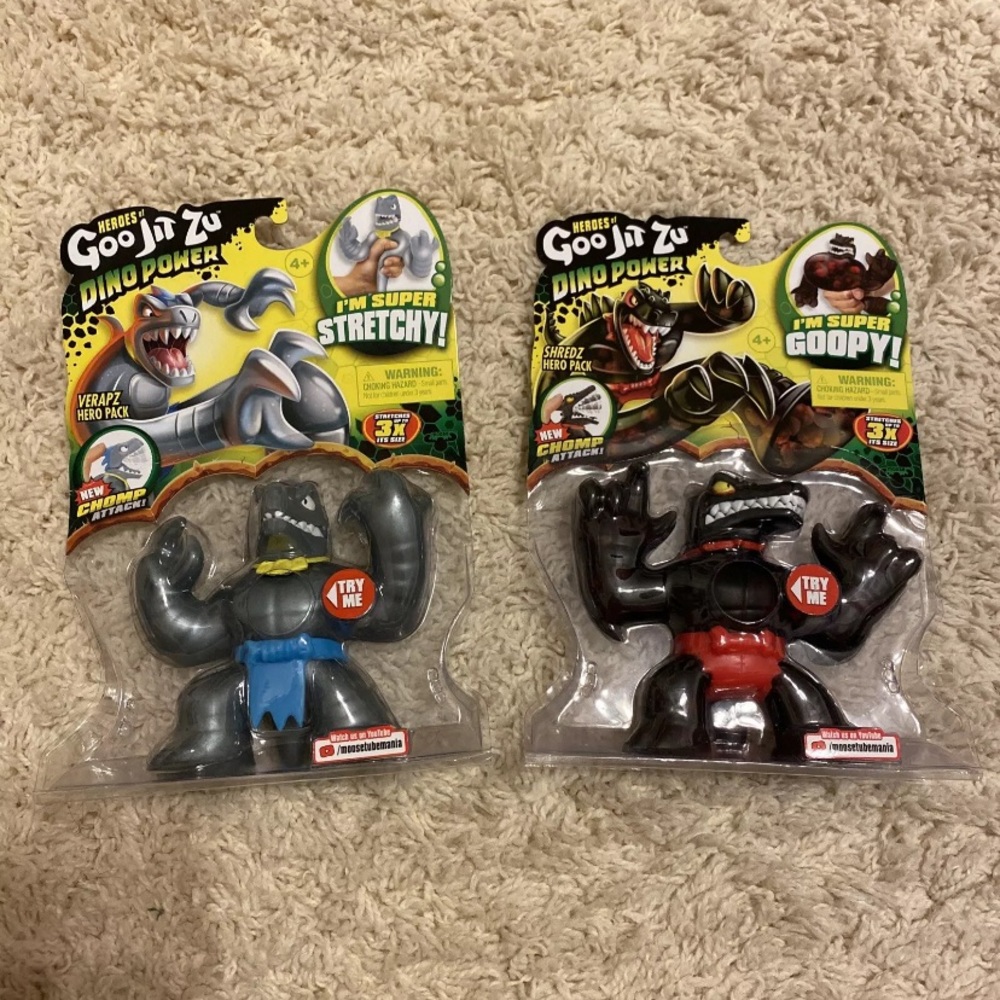 Goo Jit Zu Verapz & Chomp Lot Sealed Unopened New